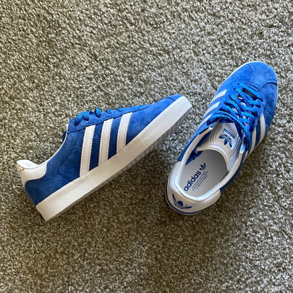 Adidas | Gazelle 85 | Size 6 Unisex | Size 8 Womens | Classic Blue and White - Picture 5 of 9